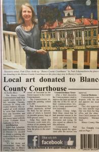 Artwork Donated To Blanco County Courthouse
